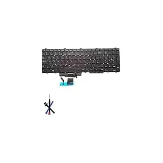 Ersatztastatur mit Rückbeleuchtung für Dell Latitude 5580 5590 5591 E5550 E5570 (UK)
