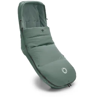 Bugaboo Performance Winter Fußsack für die kalte Jahreszeit, unverzichtbares Kinderwagen-Zubehör mit Kapuze und Zwei-Wege-Reißverschluss, Fußwärmer in Pine Green