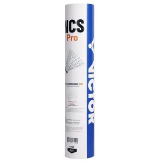 VICTOR Badmintonball NCS Carbonsonic Pro weiss Dose 12er, Geschwindigkeit: 77 weiß