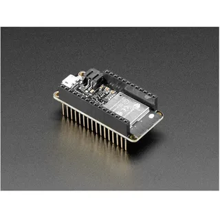 Adafruit HUZZAH32 ESP32 Feather Board, montiert mit Stacking Headern