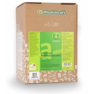 Multikraft Effektive Mikroorganismen Aktiv (EM aktiv) – Natürliche Boden- & Pflanzenpflege, umweltfreundlich, Förderung von Wachstum & Gesundheit, ideal für Garten & Landwirtschaft, 5 Liter