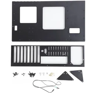 Bewinner Computer ATX Open Motherboard Rack, DIY Computer Motherboard Case Rack, ATX MATX PC Motherboard Case Frame, Gaming PC Case Open Frame Unterstützung für X79 X99 Dual Link