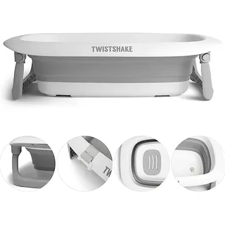 Twistshake Bathtub Babybadewanne Grau Weiß 30 l