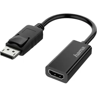 Hama DisplayPort auf HDMI Adapter 4K Schwarz