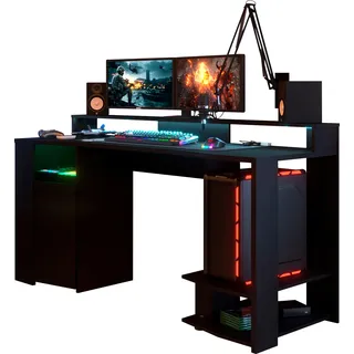 Parisot Gaming Gaming Desk inkl. LED Beleuchtung