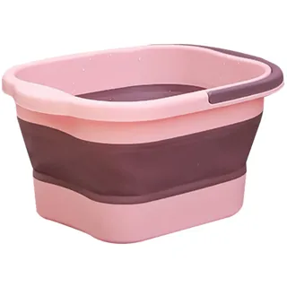 Faltbar Fußbad Mit Massagefunktion | Faltbare Fußbadewanne | Fußbadbecken Mit Fußmassagegerät Und Haltegriff, Foot Massager Fur Fußbadewanne Füße Wellness Fußpflege Pediküre Entgiftung Entspannung
