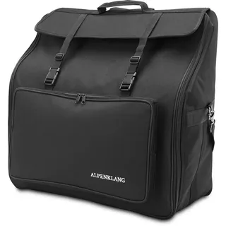Alpenklang Piano-Transporttasche Alpenklang Akkordeontasche IV/96, schwarz, Schulter- und Rucksackgurte, gepolstert schwarz