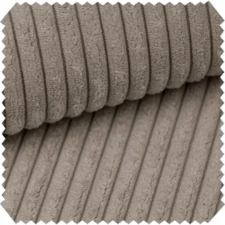 novely novely® PORTO - Polsterstoff in Breitcord-Optik - Ultraweicher Möbelstoff - Pflegeleichte Meterware 1 lfm | Farbe: 03 Hellbraun