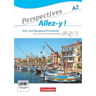 Cornelsen Verlag Perspectives - Allez-y ! A2: Kurs- und Arbeitsbuch mit Lösungsheft und Vokabeltaschenbuch