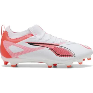 Jr PUMA White-PUMA Black-Glowing Red 34 - 34