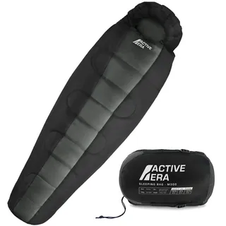 Active Era Mumienschlafsack – Schlafsack Winter und Sommer, 10°C bis 10°C Wasserabweise...