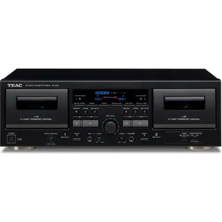 Teac W-1200 Doppel-Kassettendeck USB-Ausgang schwarz