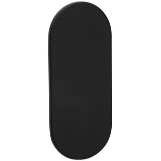 SOTech Blindrosette oval Edelstahl Schwarz 65x28
