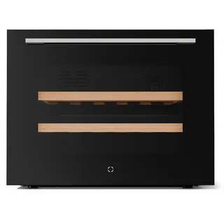 Klarstein Illuminosa Einbau-Weinkühlschrank Modern UV-Schutz 61 Liter 19 Flaschen 60 cm 19 Flaschen