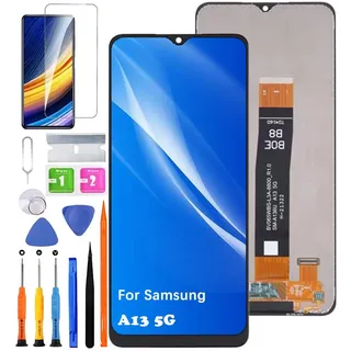 HLYGZX Ersatz Original Display für Samsung Galaxy A13 5G LCD-Bildschirm, A136B A136U A136W S136DL Bildschirm LCD Display Touch Digitizer Assembly Reparaturteile Kit