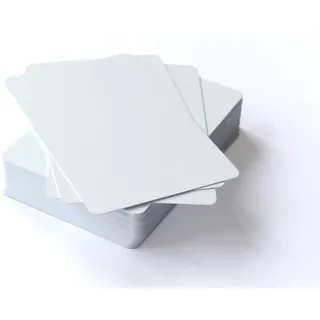 TS Spielkarten Blanko Karten 54 Stück – DIY 59x91 mm – Unbedruckt & beschreibbar – für eigene Kartenspiele, Lernkarten, Memory, Flashcards etc. (310g Karton)