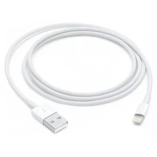 Apple Lightning auf USB Kabel Lightning Stecker auf USB Typ A Stecker 1.00 m weiß
