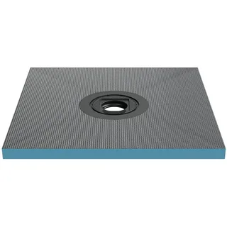 mai & mai Duschelement 75x75cm Duschboard befliesbar Duschelemente mit rinne Duschtasse bodeneben Gefälleplatte Xps