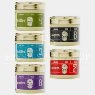 Bandido Aqua Wax Nr.6 Violetta (3 x 125ml) MEDIUM (3er Set) Haarwachs Haarwax starker Halt Stylingwachs Haarwachs Männer Pomade Herren - Hair Wax Men Haar Wax Herren Wachs