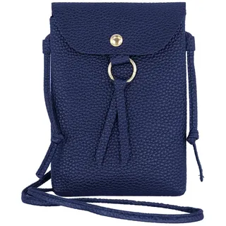 FOSLXIN Klein Damen Handytasche Umhängetasche, Weiches PU Leder Handy Umhängetasche Handytasche Umhängetaschen Geldbeutel für Mädchen Frauen für Einkaufen, Spaziergänge, Verabredungen, Arbeit - 11 x 18 cm