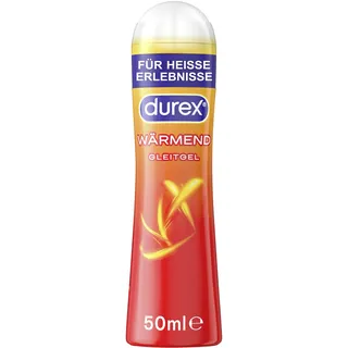 Durex Gleitgel Wärmend – Gleitmittel für wärmende Effekte & angenehme Gleitfähigkeit – 50 ml