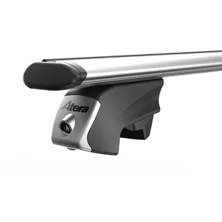 Atera Signo RTD Relingträger 048510 PKW Dachträger - Alu Aero Profil silber - für Autos mit aufliegender Dachreling - 110 cm