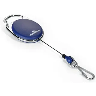 Durable Ausweishalter JOJO STYLE mit Federhaken blau