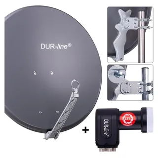 Dur-Line Select 75/80 anthrazit + Quad LNB