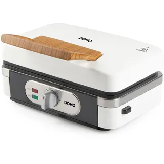DOMO SANDWICH-WAFFEL-GRILL 3-in-1 POWDER WHITE Sandwichmaker Weiß