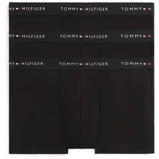 Tommy Hilfiger Boxershorts 3er Pack Schwarz/Schwarz/Schwarz M