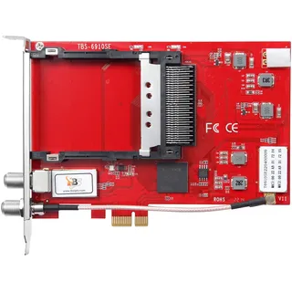 TBS DVB-S2 Dual Tuner Dual CI PCI Express Digital Satellite TV Karte für Live TV/Fenster/Linux/HTPC/IPTV Server