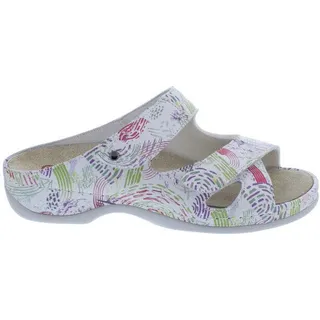 Janna, Pantolette, multicolor, mit Stretcheinsatz, Weite E-H 1027-094 42 - 42