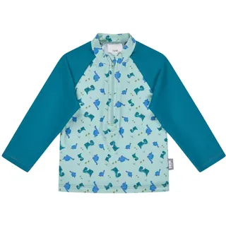 Sterntaler – Kid's Badeshirt Langarm, Dino - Lycra Gr 68 türkis