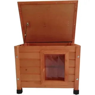 @Pet Outdoor Katzenhaus 57x45x43 cm Holz Braun