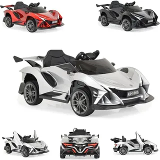 Moni Kinder Elektroauto Flash metallic silber (12 V)