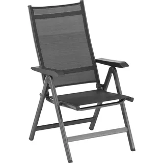 Kettler BasicPlus Multipositionssessel 61 x 65 x 109 cm anthrazit/anthrazit klappbar