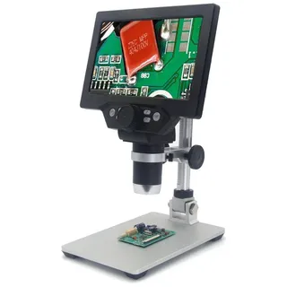 Insma G1200 LCD-Mikroskop (7 Zoll HD 12MP LCD-Display Digital Mikroskop)