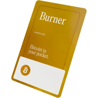 Burner Bitcoin Card