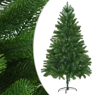 vidaXL Künstlicher Weihnachtsbaum mit LEDs Kugeln 210 cm Grün