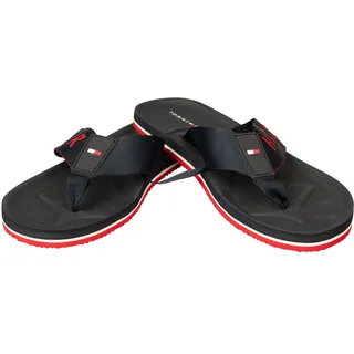 Tommy Hilfiger Flip Flops Herren Pantoffel Sea Pool Flip Flop Beachwear Stoff Spitze Artikel XM0XM02330, DW5 Desert sky, 42 - 42 EU