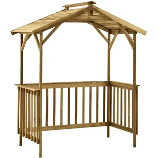 vidaXL Grillpavillon Kiefernholz 163,5 x 93 x 210 cm