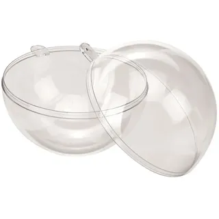 Glorex  Kunststoff-Kugel teilbar 10 cm glasklar