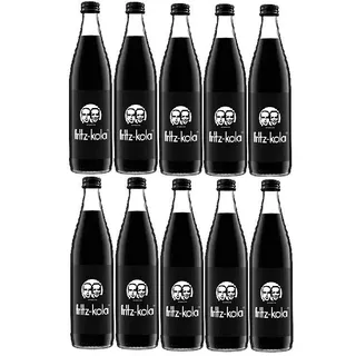 10 Flaschen Fritz Kola a 0,5L koffeinhaltig Cola inc. MEHRWEG Pfand #