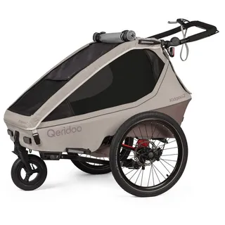 Qeridoo Kidgoo 2 Pro Gen 2 Kinderanhänger braun
