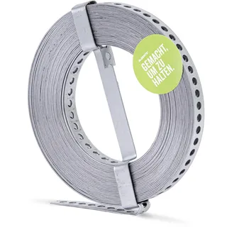 GAH Alberts Alberts Lochband 12mmx0, 8mmxRollenl.10 m Stahl sendzimirverzinkt
