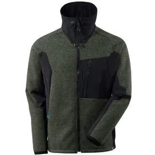 Mascot Jacke, Strick, mit Membran Strickjacke Größe L, mossgrün/schwarz