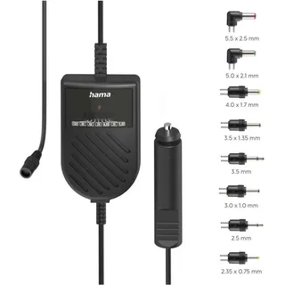 Hama Netzteil für Kfz, einstellbar, 3000mA, 36W, max. 12V, stabilis., 8 Adapter