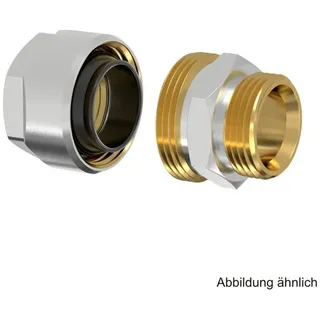 Flamco bergangsverschraubung PLUS SRA G 3/4 M EKx1/2", f Schwarzr., MS vern