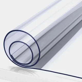 Schreibtischunterlage Transparent PVC-Tischdeckenschutz Tischdecke Tischmatte Langlebig und Leicht zu Reinigen Dick 1/1.5/2/3mm (Color : Thick 1mm/0.04")