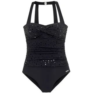 LASCANA Badeanzug Damen Schwarz 54 Cup E
